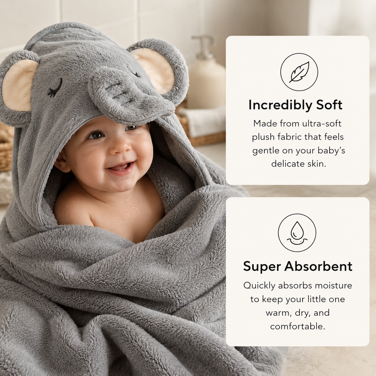 babybetter™ CozyCub Towels